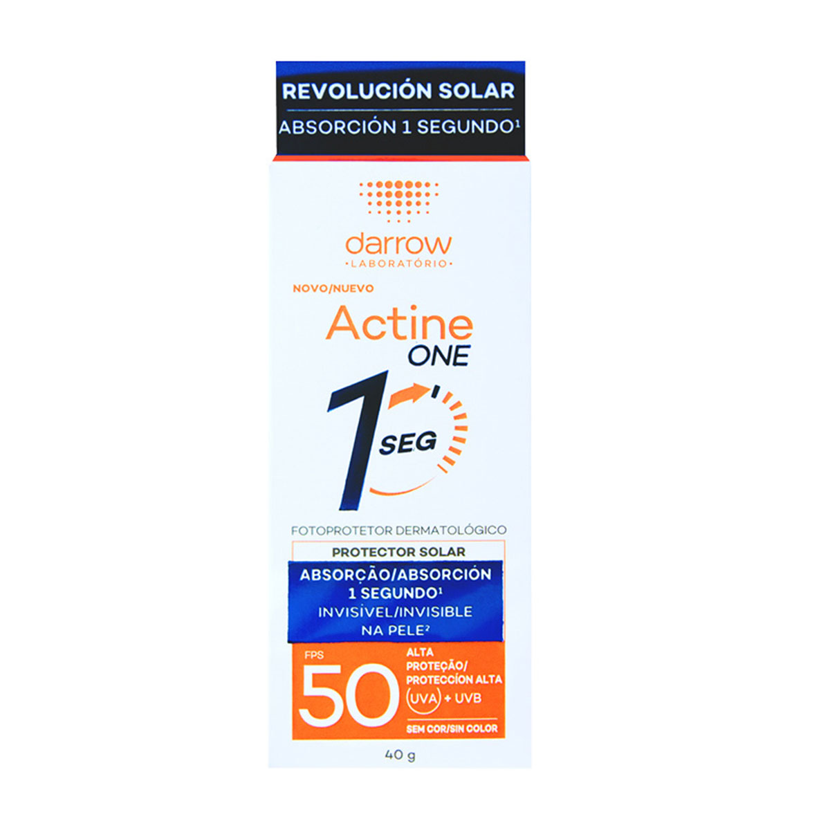 actine one fps sin color 40g
