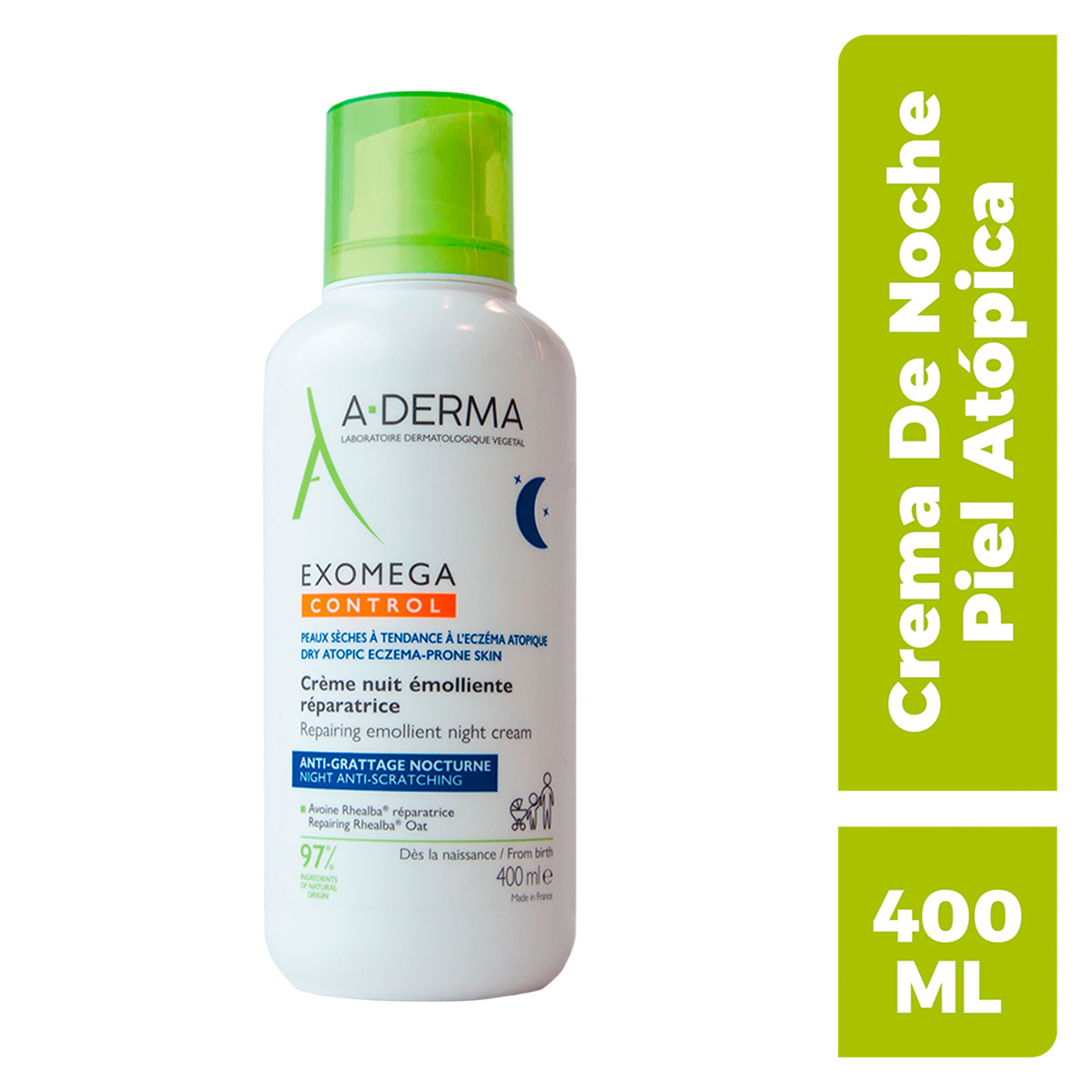 aderma exomega control de noche 400ml