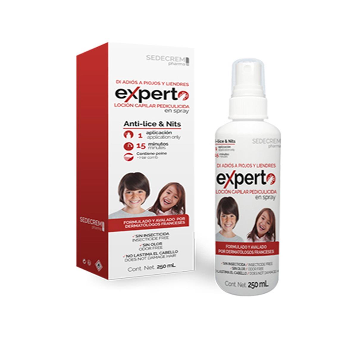 antipiojos experto locion pediculicida en spray 250ml