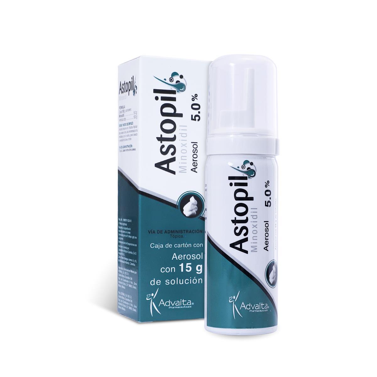 astopil aerosol minoxidil 5% tubo con 15g