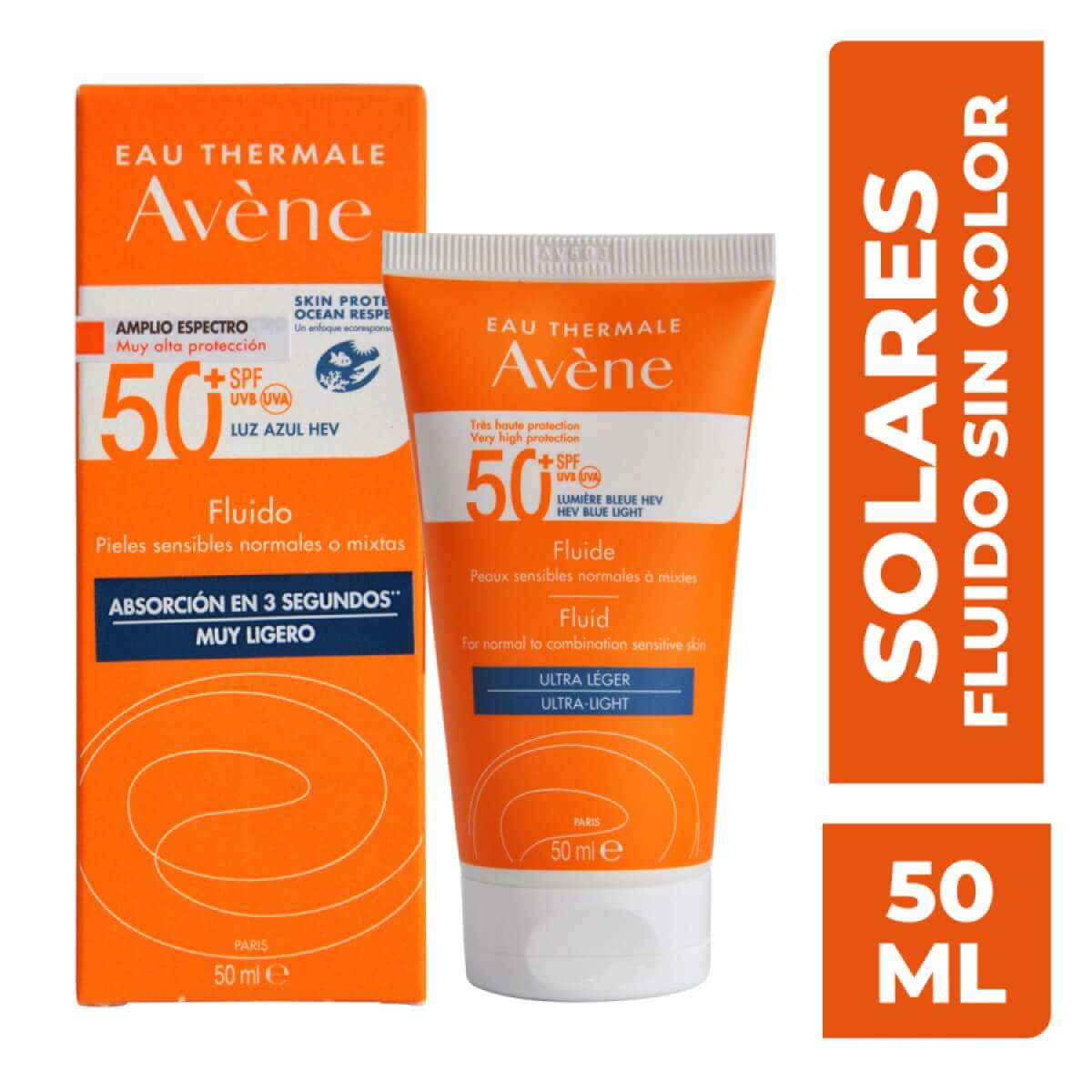 avene fluido 50+ 50 ml