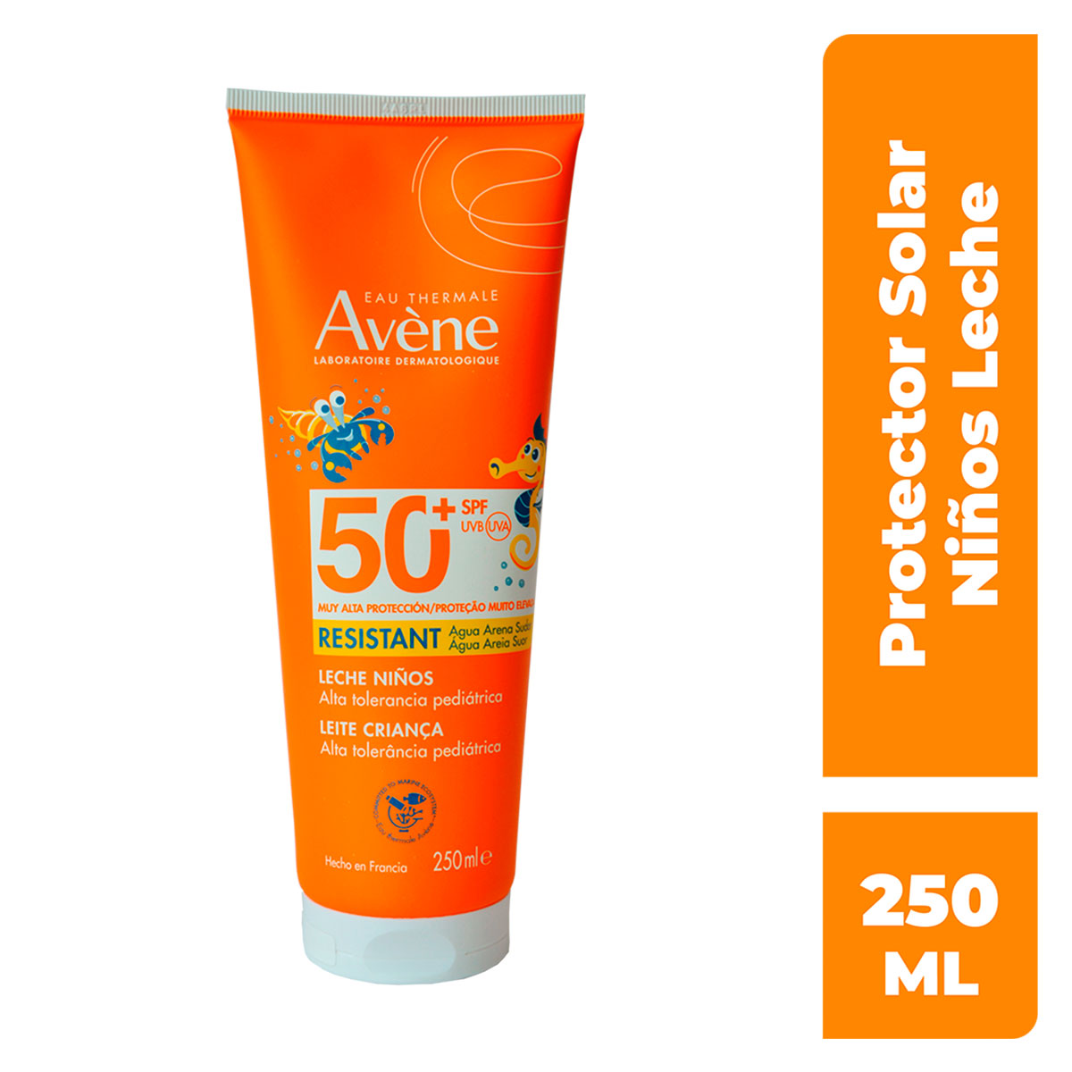 avene leche ninos fps 50+ 250 ml