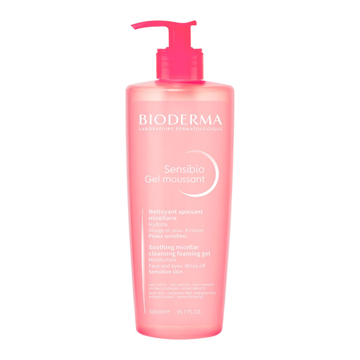 bioderma sensibio gel moussant 500 ml