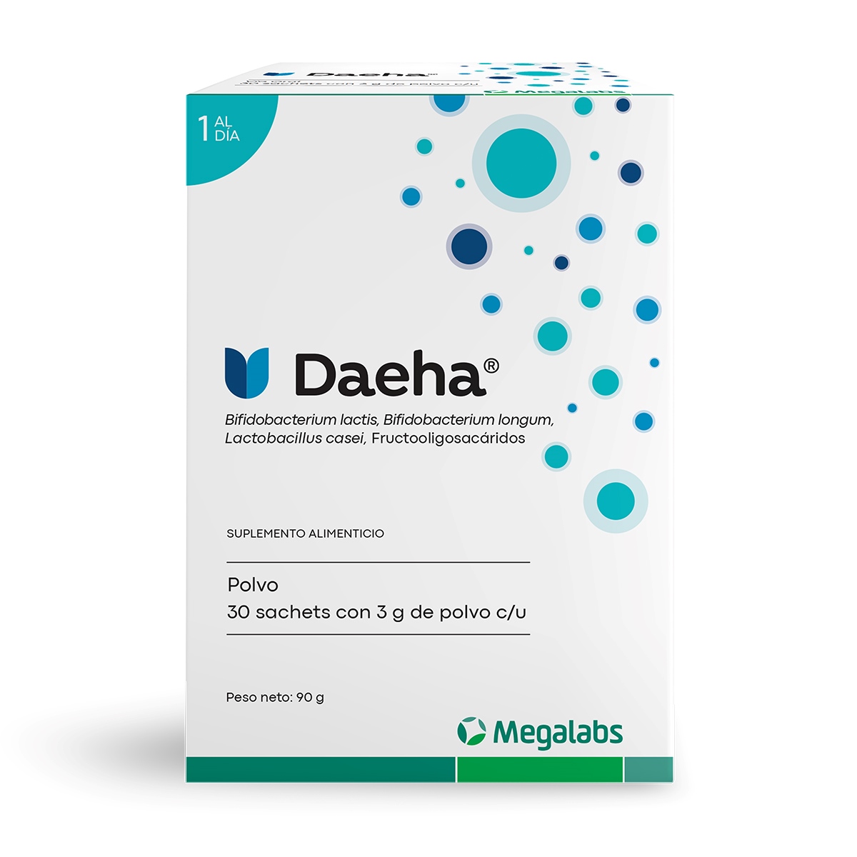 daeha caja con 30 sachets con 3g de polvo c/u