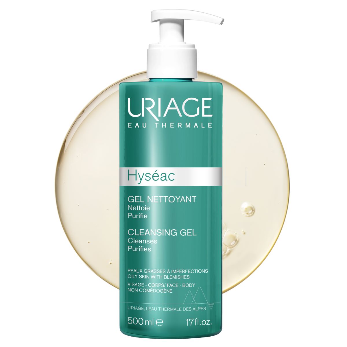 hyseac gel limpiador para piel mixta a grasa 500ml