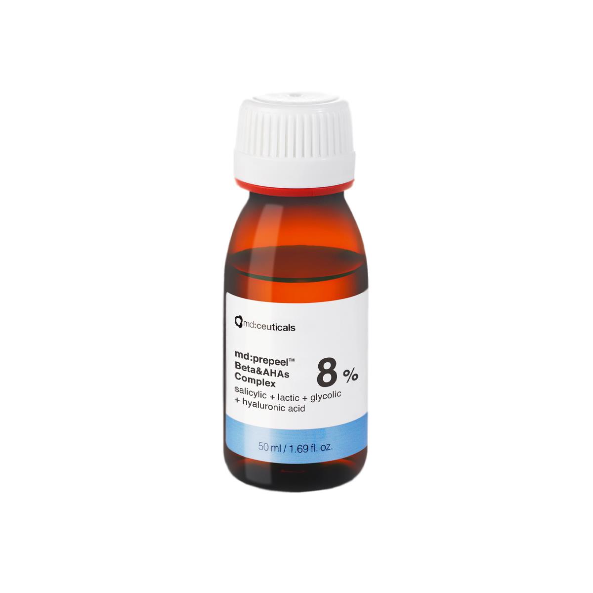 md prepeel beta & ahas complex 8% 50ml