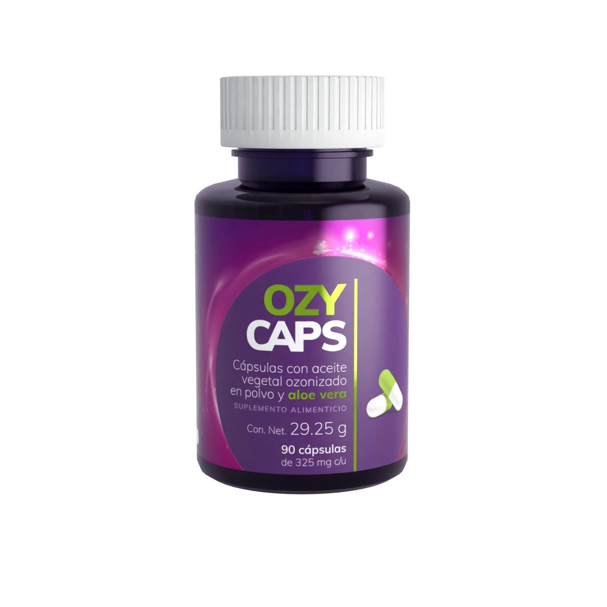 ozycaps con 90 capsulas aloe vera