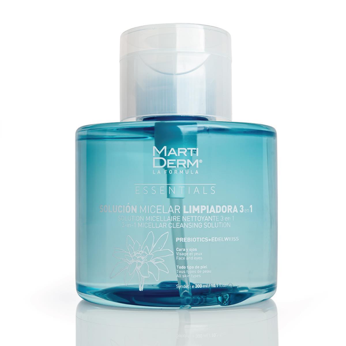 solucion micelar limpiadora 3 en 1 300 ml.