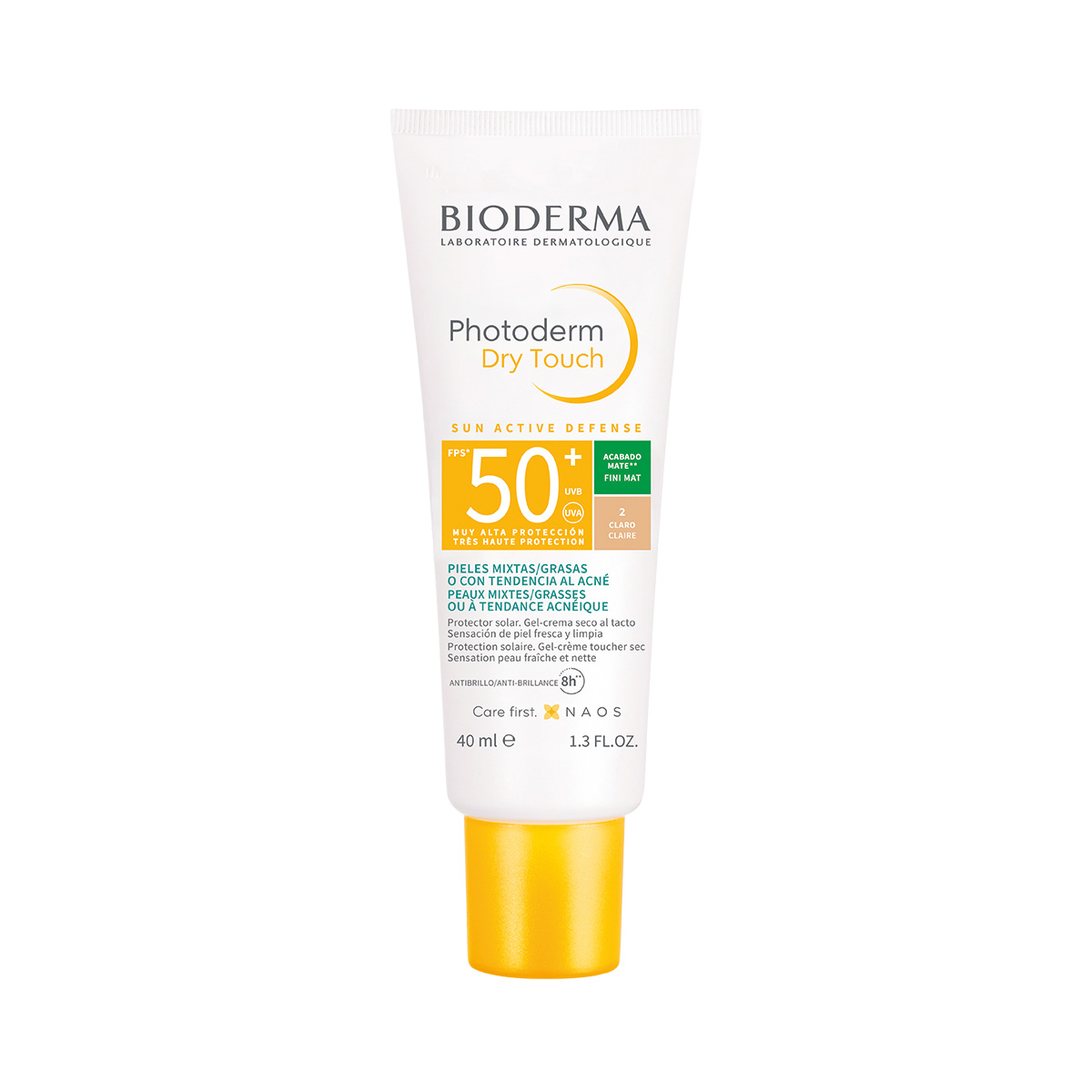 bioderma photoderm dry touch spf 50+ claro