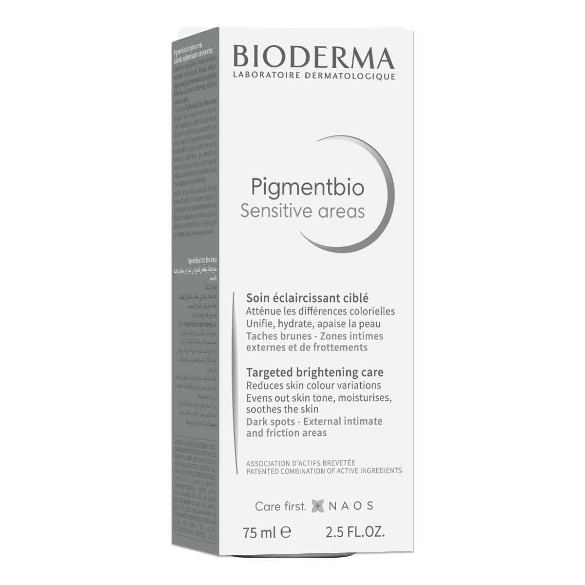 bioderma pigmentbio sensitive areas 75ml