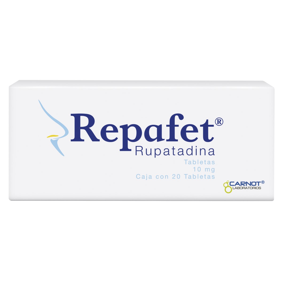 repafet 10 mg con 20 tabletas