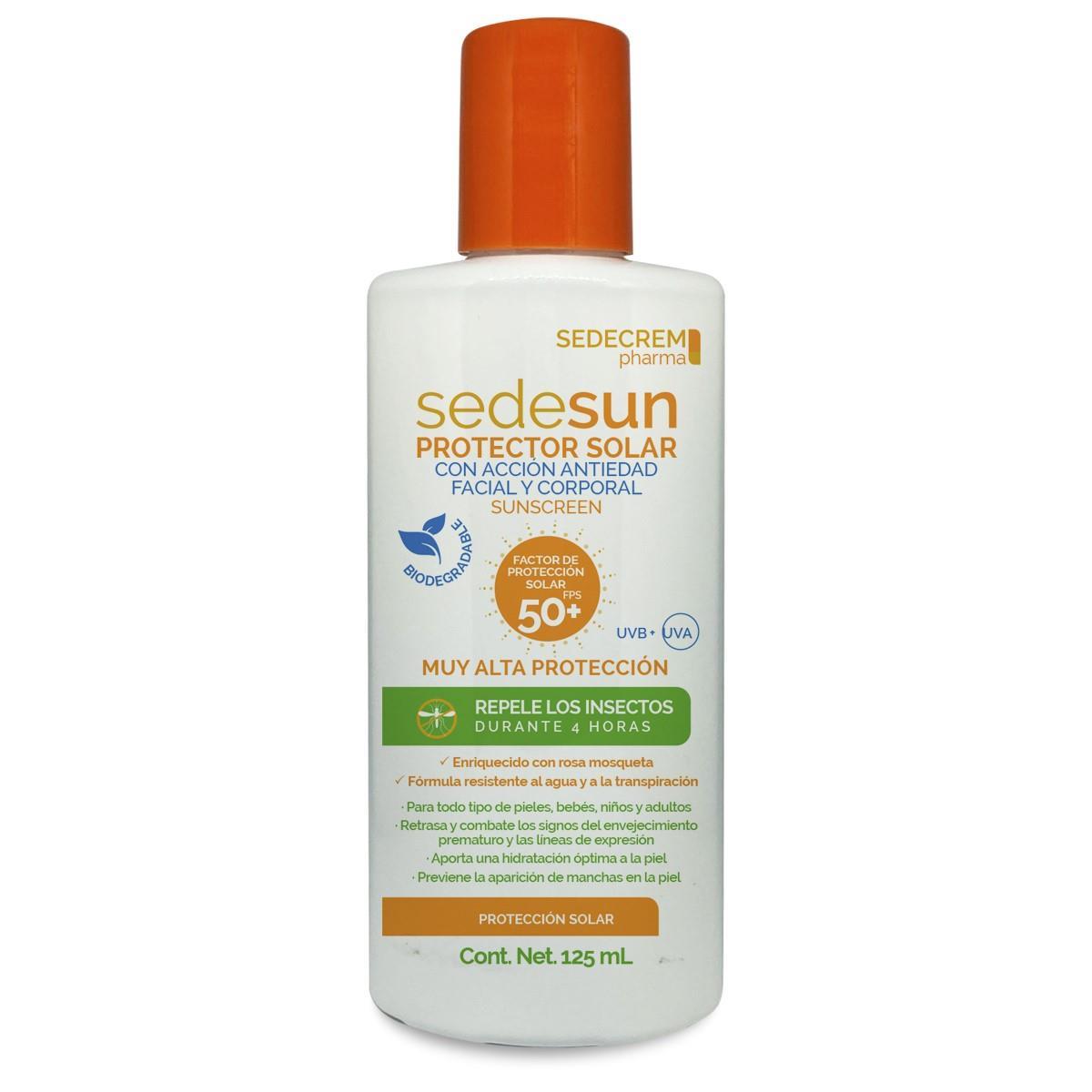 sedesun bloqueador fps 50 repelente insectos 125ml