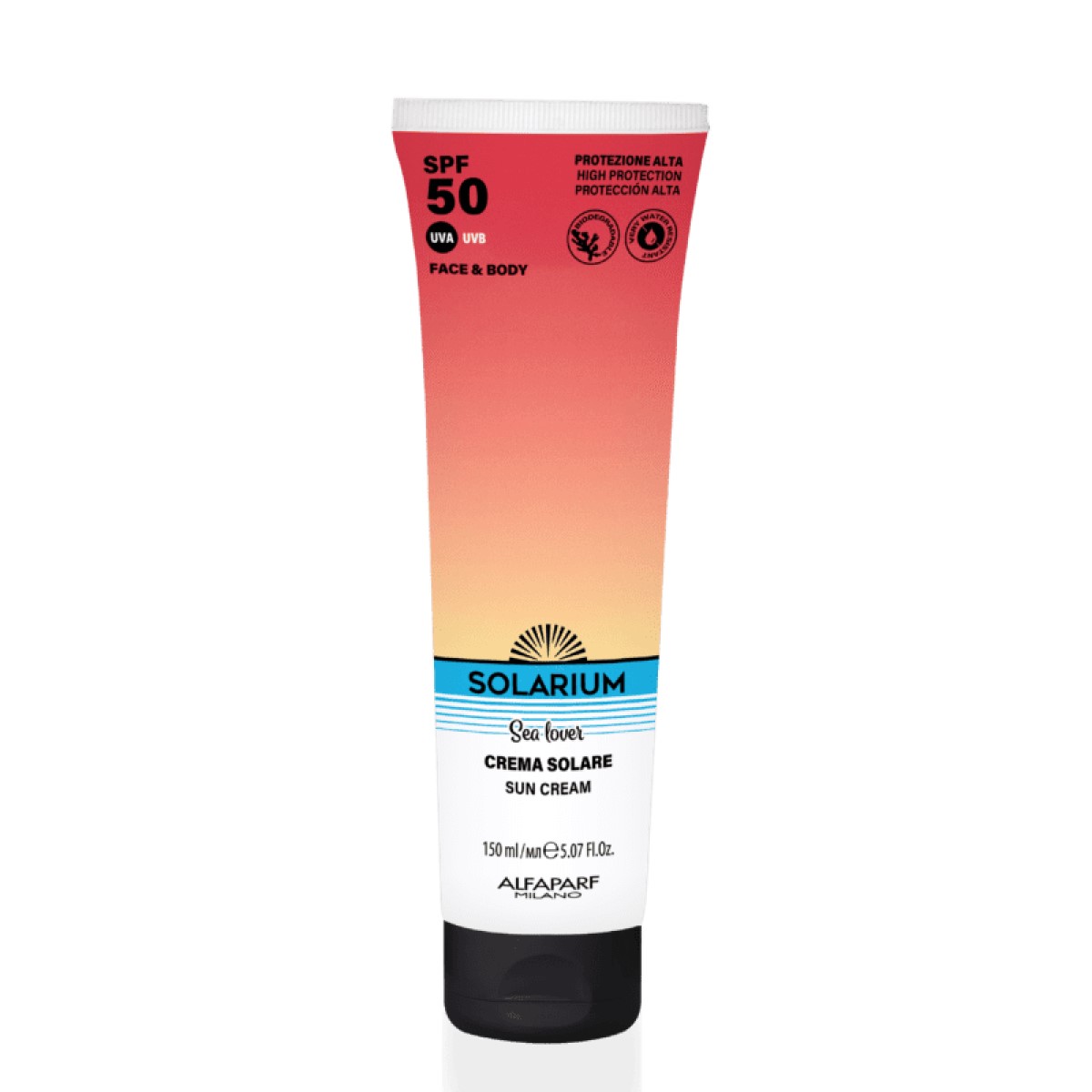 solarium spf50 sun cream 150 ml