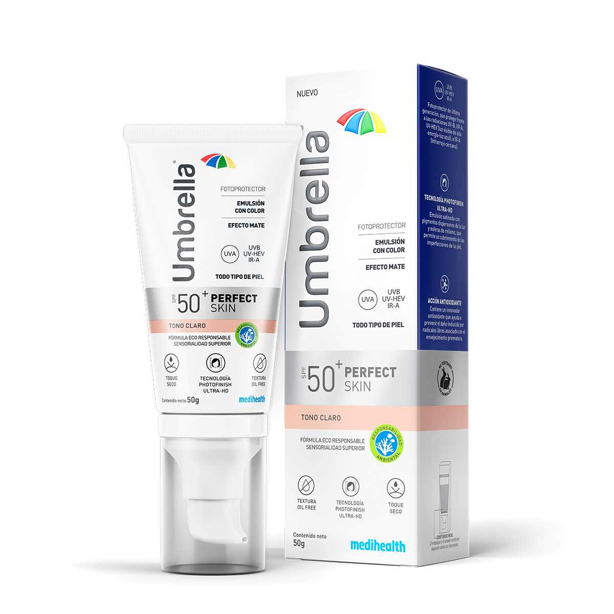 umbrella perfect skin tono claro 50g