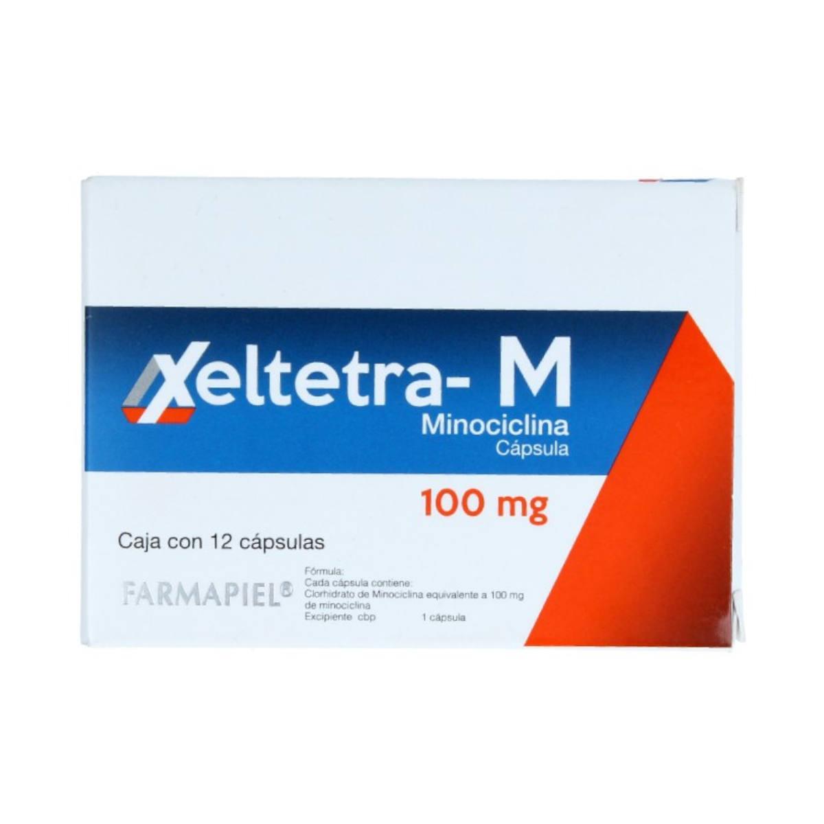 xeltetra m 100mg. 12 capsulas